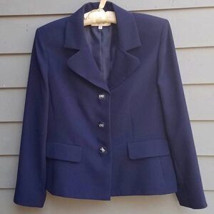 Jones Studio Navy Blazer Size 14